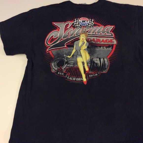 Mens Delta Proweight Vintage black T-shirt size XL - Picture 3 of 3